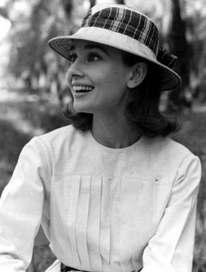 Audrey Hepburn style - Audrey Hepburn - white frock.jpg